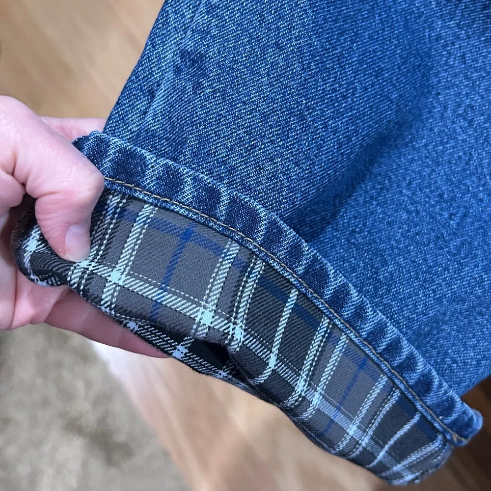 EUC Carhartt relaxed fit flannel lined jean 44 x 34